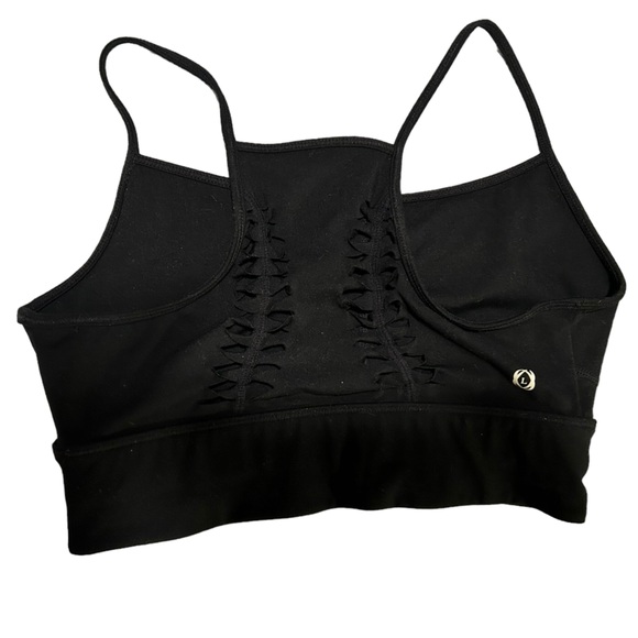 Bandier Le Ore Cutout Sports Bra Black - Picture 3 of 4